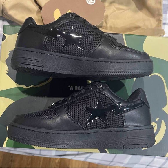 Bape Women's Black Sneakers, GOAT Exlcusive - Picture 1 of 3